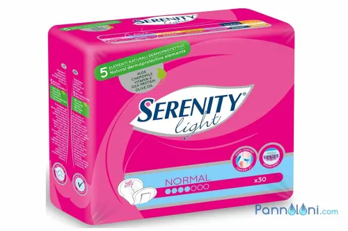 Serenity Light Normal, Assorbente per Donna Traspirante