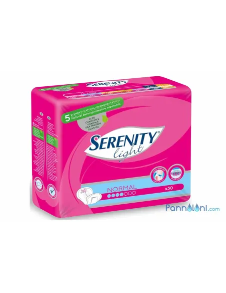 Serenity Light Normal, Assorbente per Donna Traspirante