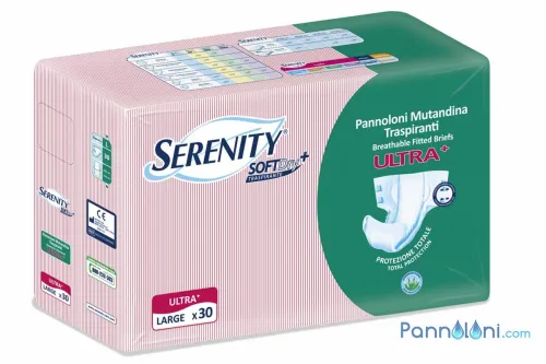 Serenity Aloe Ultra L, Pannolone con Adesivi