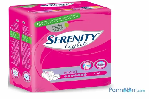 Serenity Light Maxi, assorbente per Donna, perdite abbondanti
