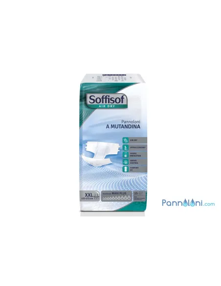 Pannolone con Adesivi Soffisof Taglie Forti, Maxi Plus XXL