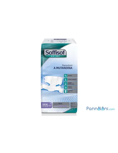 Pannolone con Adesivi Soffisof Maxi Assorbenza taglie Forti XXXL