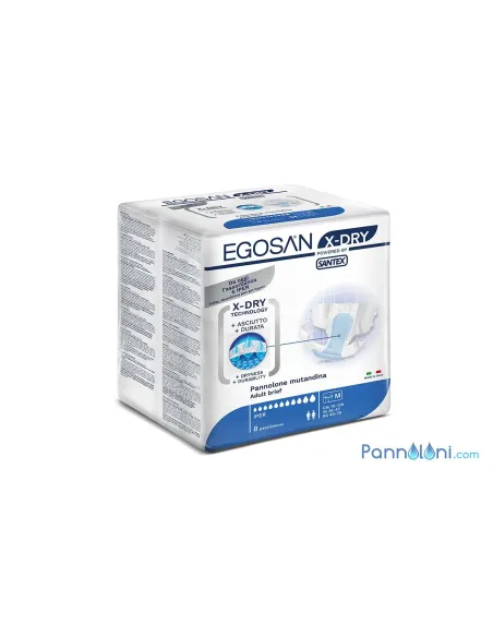 Pannolone con Adesivi X Dry di Egosan Tg M