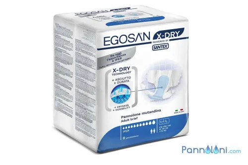 Egosan X-Dry Pannolone con Adesivi Iper