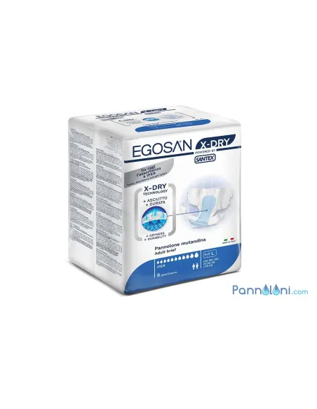 Egosan X-Dry Pannolone con Adesivi Traspirante Iper Assorbenza-0