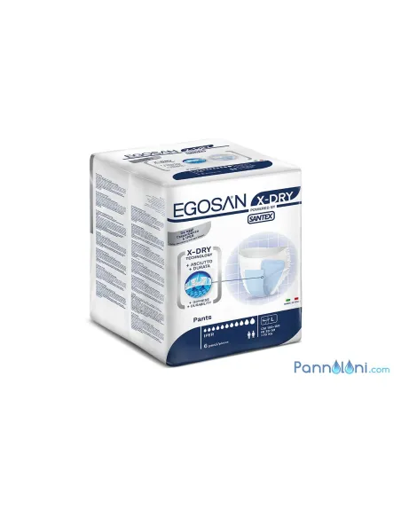 Egosan Pants Mutandina Alta Assorbenza, Taglia L