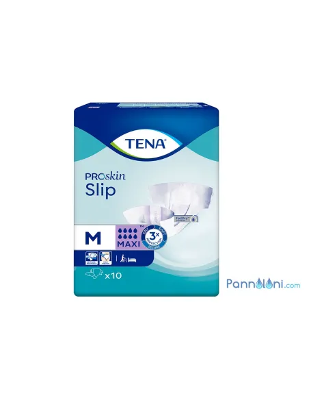 Pannolone con Adesivi Tena M Maxi 10 pz