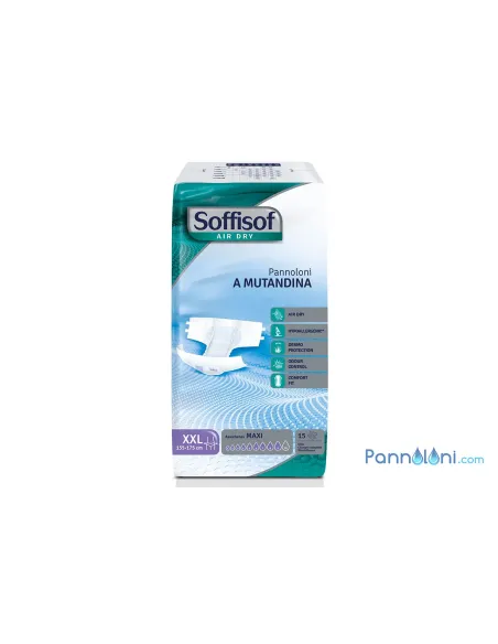 Pannolone Traspirante Maxi con Adesivi XXL Soffisof