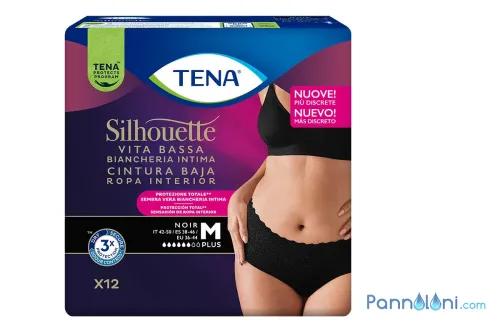 Tena Pants a Vita Bassa nero, Tg M