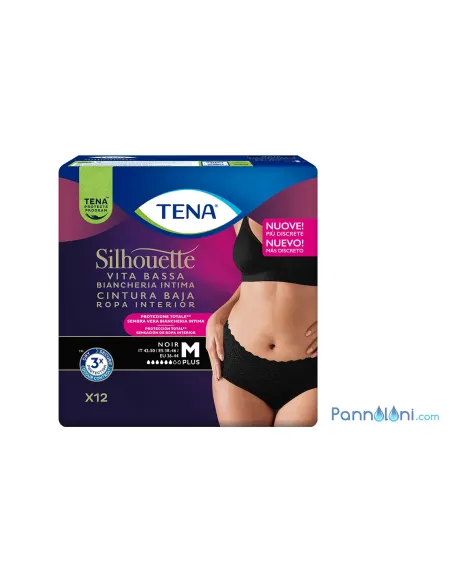 Tena Pants a Vita Bassa nero, Tg M