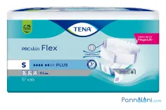 Tena Flex Traspirante, Pannolone a Cintura Plus Small