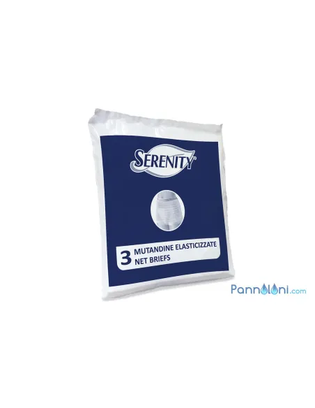 Mutandina Elasticizzata Serenity, Cinque Taglie