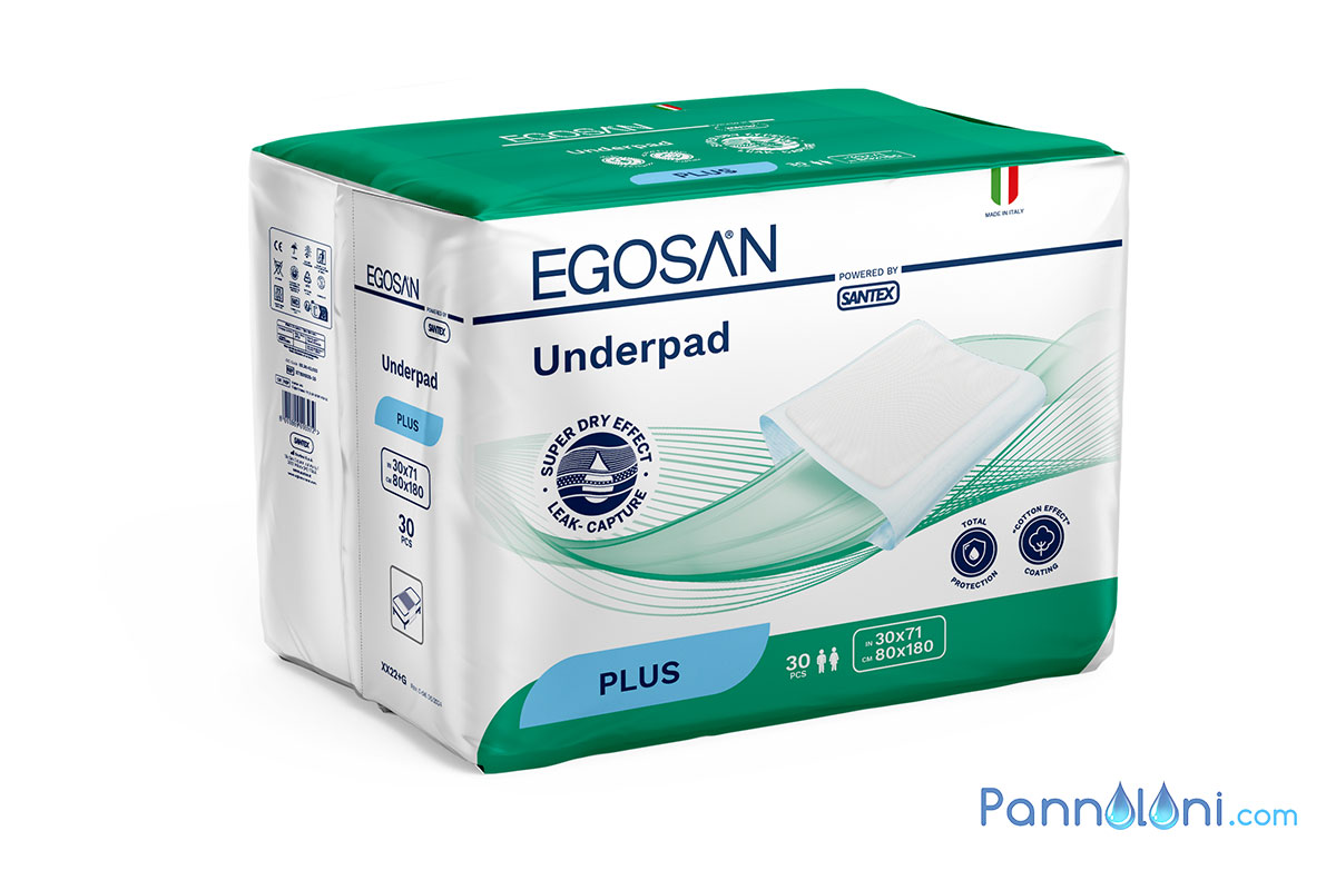 Egosan Traversa Monouso Rimboccabile 80x180 Assorbenza Plus